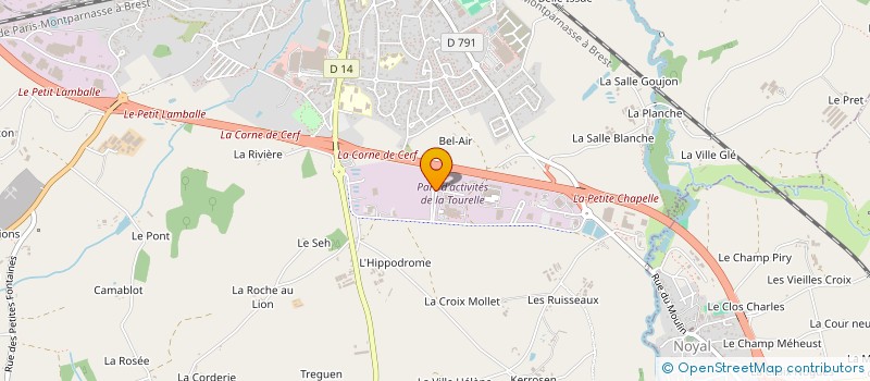 localisation de l'entreprise SOCIETE PENTHIEVRE LAVAGE TRUCKS à LAMBALLE-ARMOR