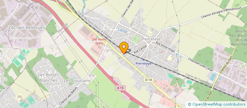 localisation de l'entreprise SOCIETE PEREIRA AMENAGEMENTS MACONNERIE à PIERRELAYE