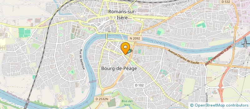 localisation de l'entreprise SOCIETE PERNIN  BOURG-DE-PEAGE