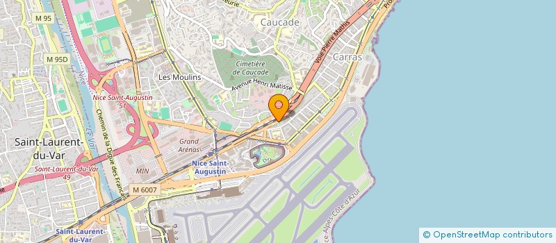 localisation de l'entreprise SOCIETE PERRET  NICE