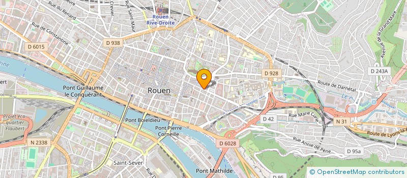 localisation de l'entreprise SOCIETE PERSONNEL INTERIMAIRE DELEGUE à ROUEN