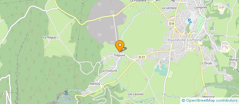 localisation de l'entreprise SOCIETE PESENTI PERE ET FILS  PLATEAU D'HAUTEVILLE