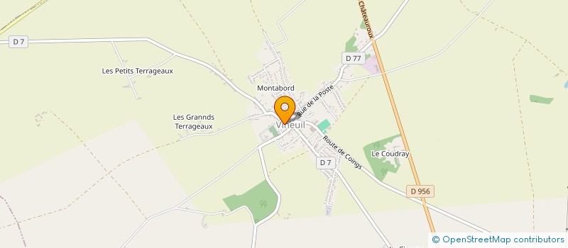 localisation de l'entreprise SOCIETE PHARMACIE MORIN à VINEUIL