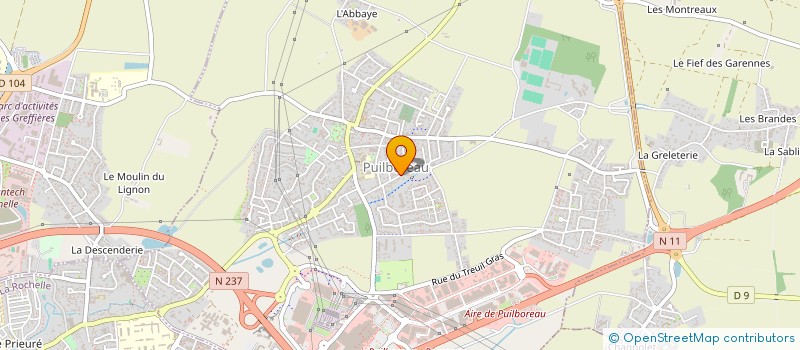 localisation de l'entreprise SOCIETE PHILANTROPIQUE  PUILBOREAU