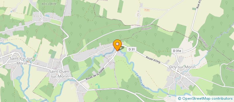 localisation de l'entreprise SOCIETE PHILANTROPIQUE DES AMIS DU BOIS DE LA GARENNE (SPABG).  ORLY-SUR-MORIN