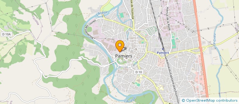 localisation de l'entreprise SOCIETE PHILARMONIQUE DE PAMIERS à PAMIERS