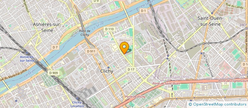 localisation de l'entreprise SOCIETE PHILATELIQUE ET CARTOPHILE DE CLICHY à CLICHY