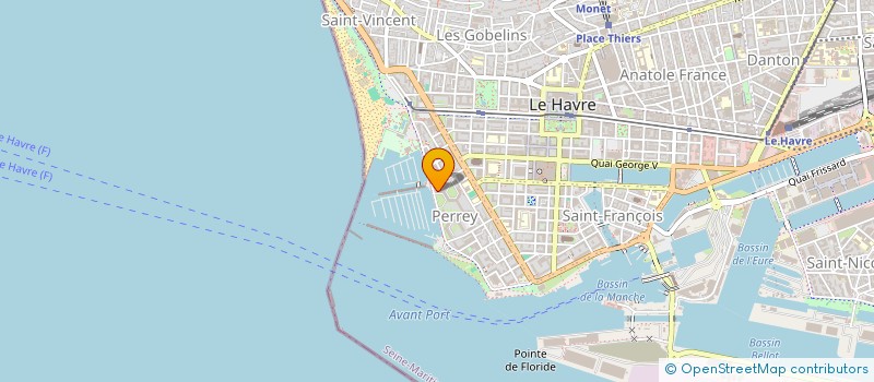 localisation de l'entreprise SOCIETE PHILATELIQUE HAVRAISE  LE HAVRE