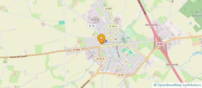 localisation de l'entreprise SOCIETE PHILHARMONIQUE COMMUNALE EDUCATION PHYSIQUE ET POPULAIRE  STEENVOORDE