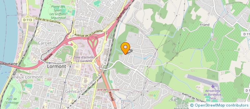 localisation de l'entreprise SOCIETE PHILIPPE NERRE  LORMONT