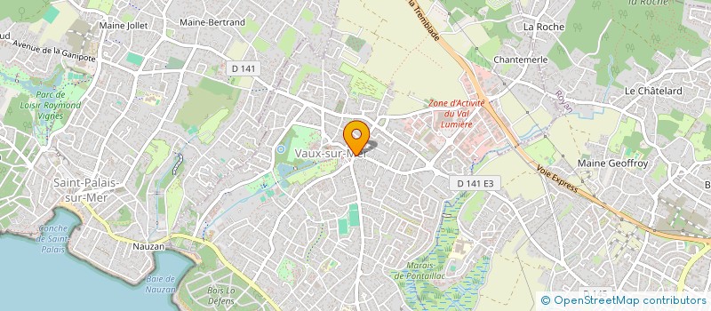 localisation de l'entreprise SOCIETE PHILIPPON NICAUD à VAUX-SUR-MER