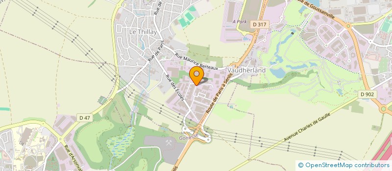 localisation de l'entreprise SOCIETE PHIMECA  LE THILLAY