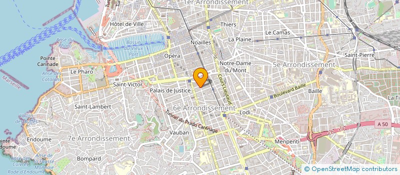 localisation de l'entreprise SOCIETE PHOCEENNE AGRO ALIMENTAIRE à MARSEILLE