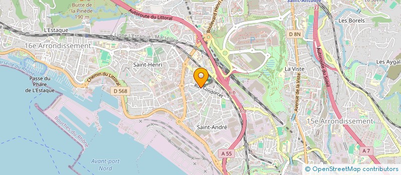 localisation de l'entreprise SOCIETE PHOCEENNE D'EXPERTISE AUTOMOBILE à MARSEILLE