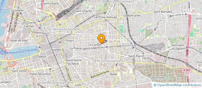 localisation de l'entreprise SOCIETE PHOCEENNE DE BATIMENT à MARSEILLE