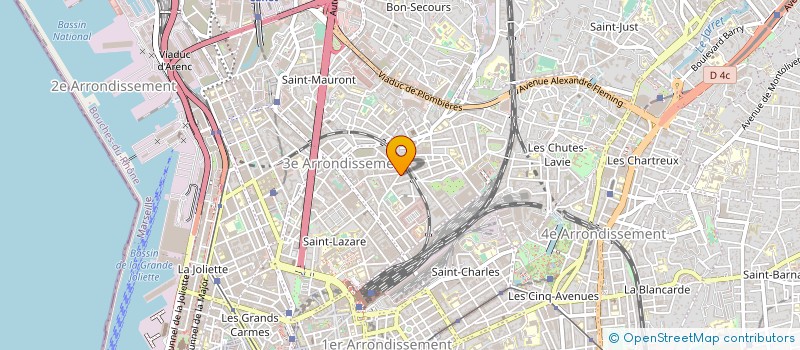 localisation de l'entreprise SOCIETE PHOCEENNE DE CLIMATISATION ET DE RENOVATION  MARSEILLE