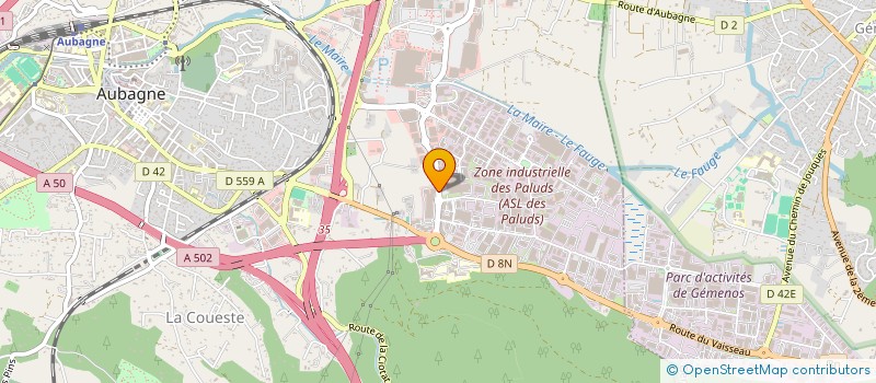 localisation de l'entreprise SOCIETE PHOCEENNE DE RANGEMENT à AUBAGNE