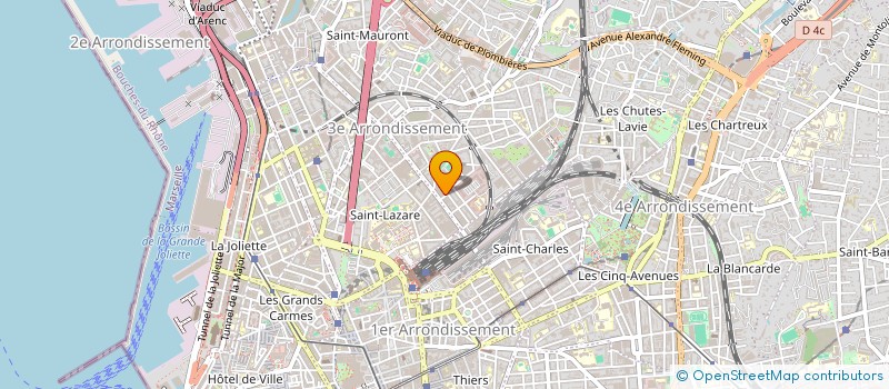 localisation de l'entreprise SOCIETE PHOCEENNE DEMENAGEMENT à MARSEILLE