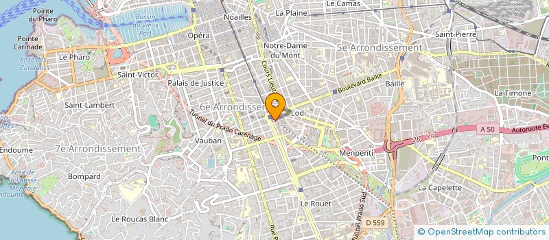 localisation de l'entreprise SOCIETE PHOCEENNE DU CARRELAGE à MARSEILLE