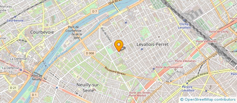 localisation de l'entreprise SOCIETE PHOTOVOLTAIQUE N°1 à LEVALLOIS-PERRET