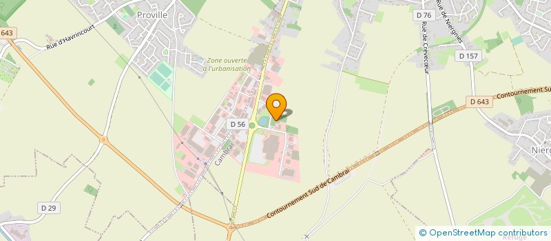 localisation de l'entreprise SOCIETE PIA  CAMBRAI