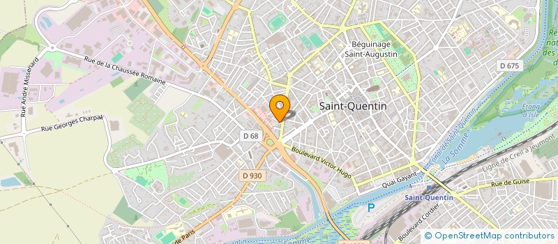 localisation de l'entreprise SOCIETE PICARDE D'AMENAGEMENT ET CLOTURE à SAINT-QUENTIN