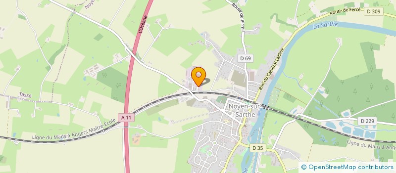 localisation de l'entreprise SOCIETE PIEAU à NOYEN-SUR-SARTHE