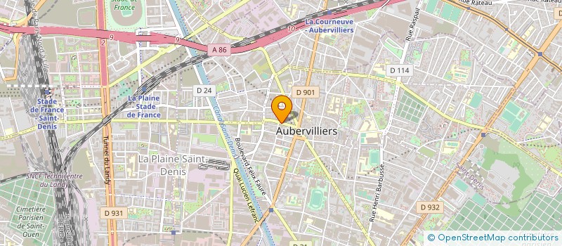 localisation de l'entreprise SOCIETE PIERNERA à AUBERVILLIERS