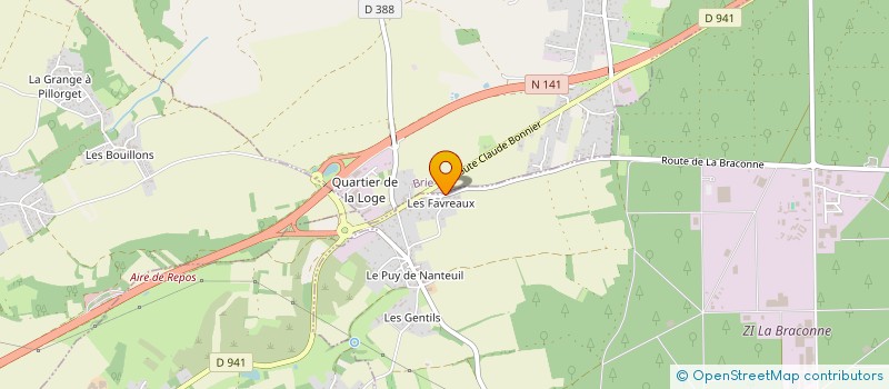 localisation de l'entreprise SOCIETE PIERRE à MORNAC