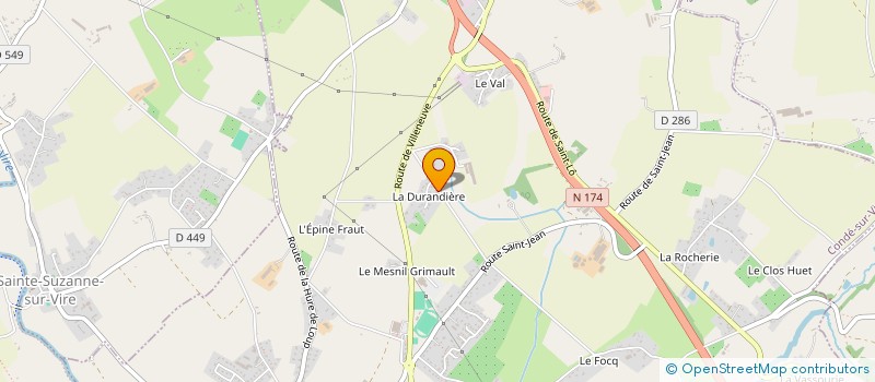 localisation de l'entreprise SOCIETE PIERRE BINET ET FILS  CONDE-SUR-VIRE