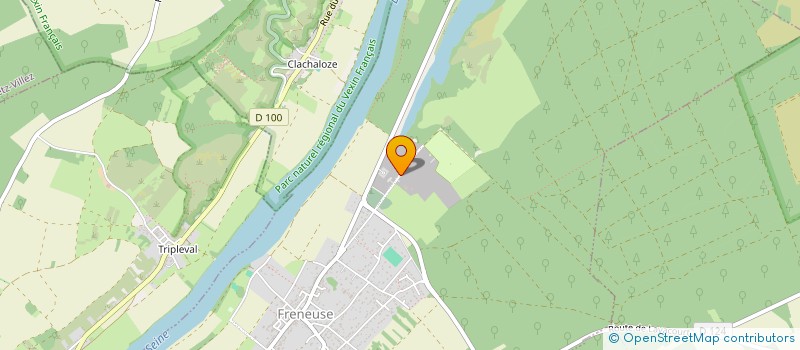 localisation de l'entreprise SOCIETE PIERRE BOULANGER  FRENEUSE