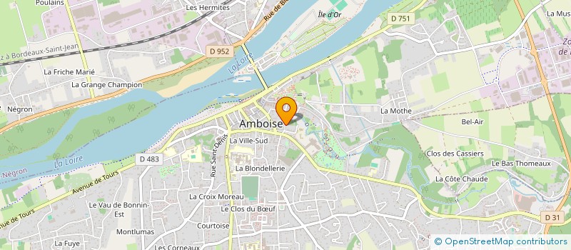 localisation de l'entreprise SOCIETE PIERRE LE COZ ET COMPAGNIE  AMBOISE