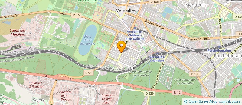 localisation de l'entreprise SOCIETE PIERRE MALLEZ à VERSAILLES