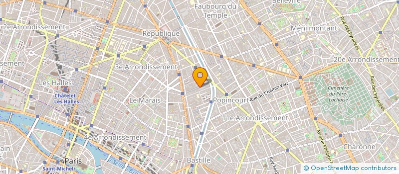 localisation de l'entreprise SOCIETE PIERRE MEURGEY SARL  PARIS