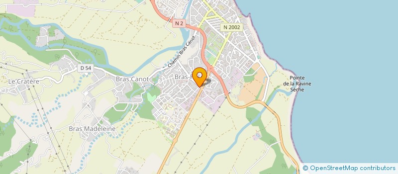 localisation de l'entreprise SOCIETE PIERRE REUNION  SAINT-BENOIT