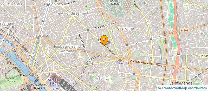 localisation de l'entreprise SOCIETE PIETRO SCAGLIONE à PARIS