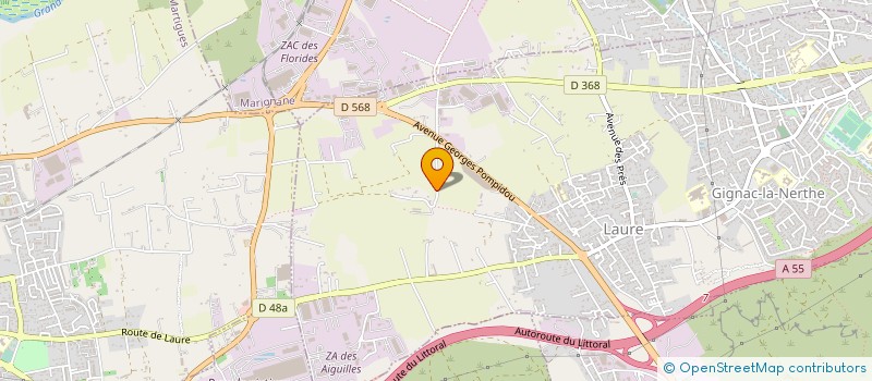 localisation de l'entreprise SOCIETE PIGA ET ROVERA à GIGNAC-LA-NERTHE