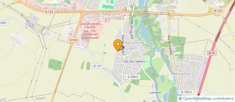 localisation de l'entreprise SOCIETE PINEL à GELLAINVILLE
