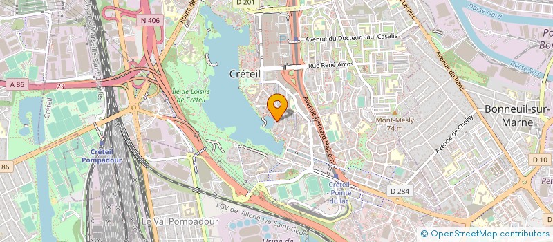 localisation de l'entreprise SOCIETE PINTA  CRETEIL