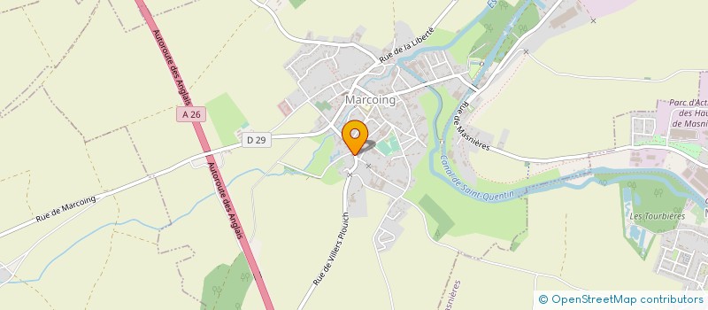 localisation de l'entreprise SOCIETE PISCICOLE DU NORD  MARCOING