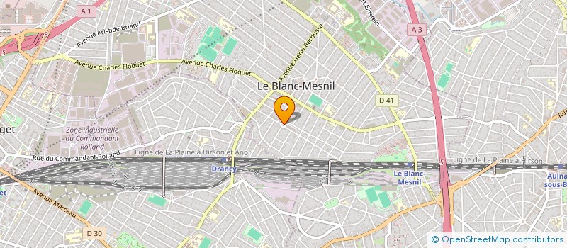 localisation de l'entreprise SOCIETE PLACE DUQUENNE à LE BLANC-MESNIL