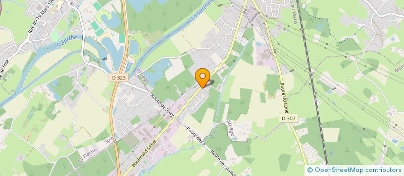 localisation de l'entreprise SOCIETE PLAIS JACKY  ARNAGE