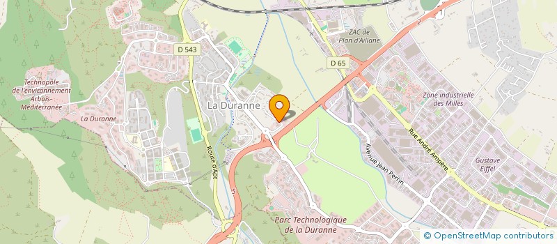 localisation de l'entreprise SOCIETE PLANISUD à AIX-EN-PROVENCE