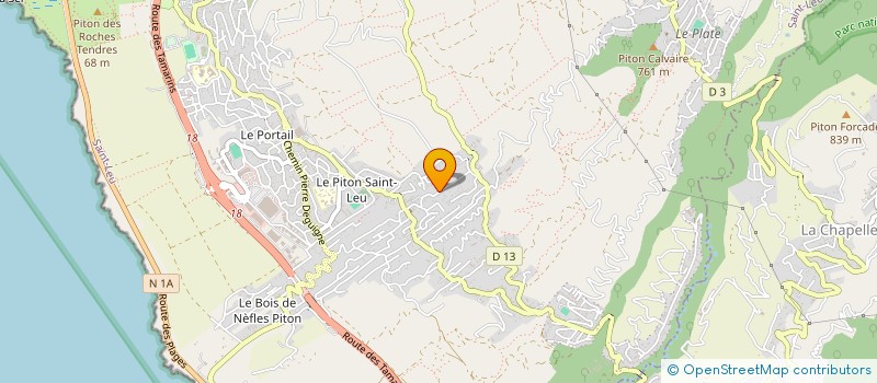 localisation de l'entreprise SOCIETE PLAQUISTE PEINTURE PLOMBERIE à SAINT-LEU
