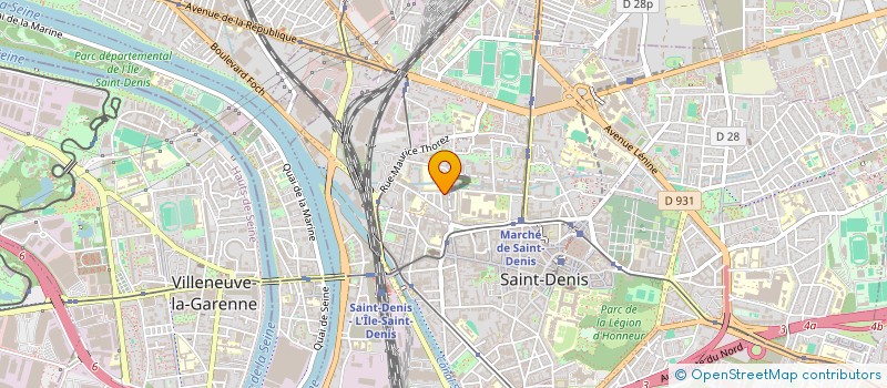 localisation de l'entreprise SOCIETE PLEINS FEUX à SAINT-DENIS