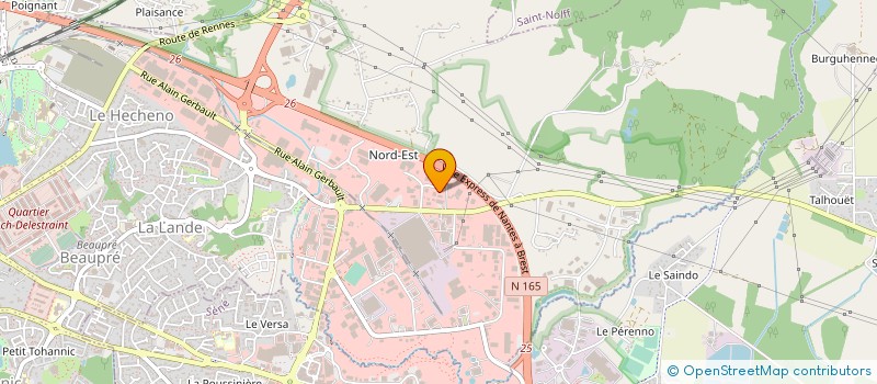 localisation de l'entreprise SOCIETE PLOMBERIE ELECTRICITE VANNETAISE, EN ABREGE SOPEV  PLOUGOUMELEN