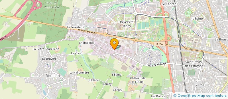 localisation de l'entreprise SOCIETE PLUMAS à LE MANS