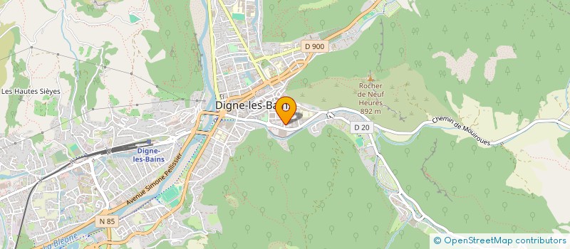 localisation de l'entreprise SOCIETE PLURIDISCIPLINAIRE DE PROFESSIONNELS DE SANTE DE DIGNE LES BAINS à DIGNE-LES-BAINS