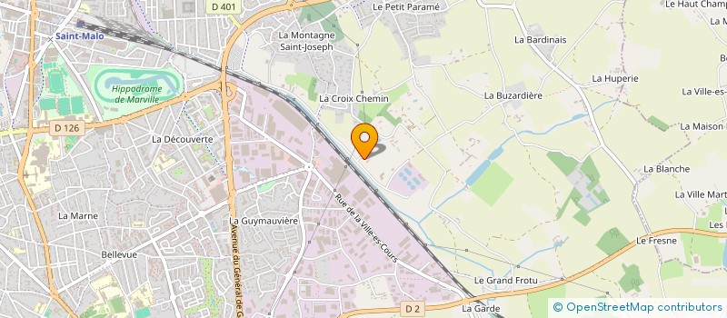 localisation de l'entreprise SOCIETE POISSON  SAINT-MALO