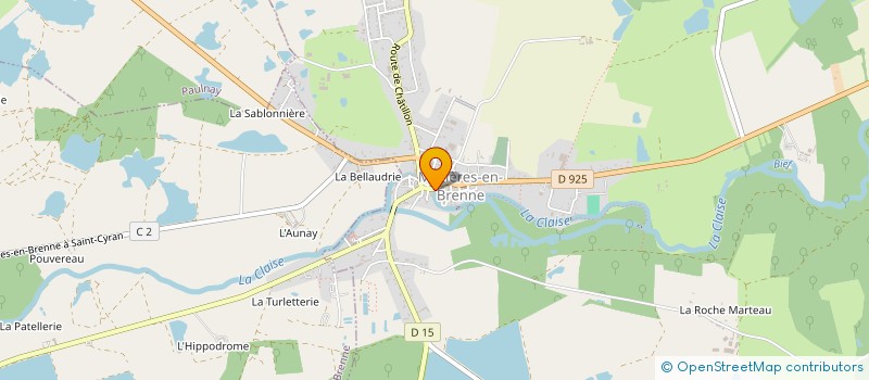 localisation de l'entreprise SOCIETE POITEVINE ELEVAGE à MEZIERES-EN-BRENNE